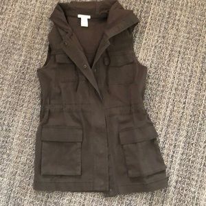 Sleeveless Military Anorak Vest